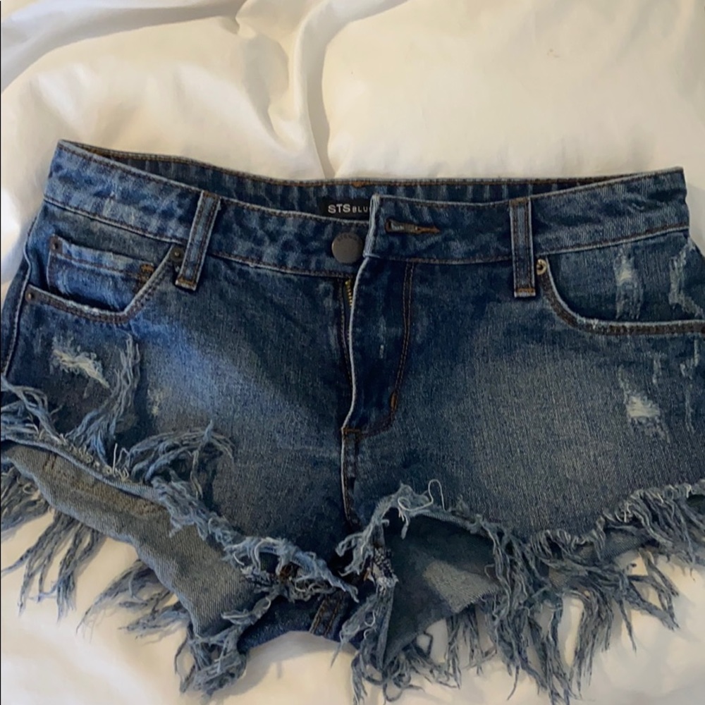 Denim shorts